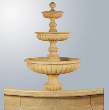 Giannini Garden Acqua Sparta Three Tier Outdoor Water Fountain for Pond